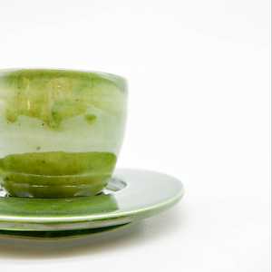 Bộ Tách Morning 02 + Dĩa Lót - Màu Giả Cổ