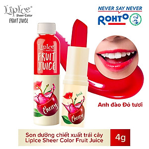 Son dưỡng có màu chiết xuất trái cây Lipice Sheer Color Fruit Juice