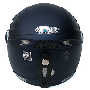 Mũ bảo hiểm nửa đầu GRS A966K - 2 Lớp kính - Tháo được lót 