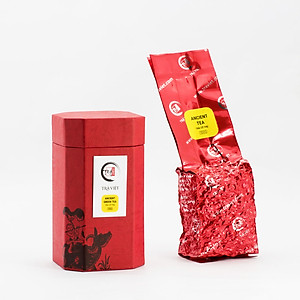 TRÀ VIỆT Bộ Quà Tặng Tri Ân 3 Hộp Bát Giác Trà Sen, Trà Ô Long, Trà Cổ thụ, Hộp quà giấy Mỹ thuật Sang trọng, Trà Cao cấp tốt cho sức khỏe