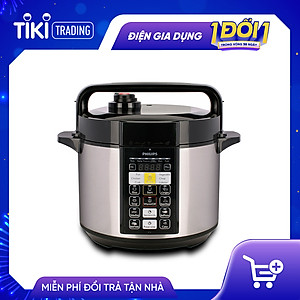 Nồi Áp Suất Điện Tử Philips HD2136 (5 Lít) - Hàng Chính Hãng