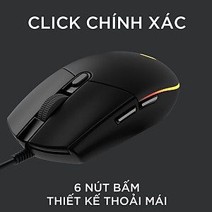 Chuột Gaming Logitech G102 Gen 2 Lightsync - Hàng Chính Hãng