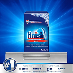 Muối rửa chén Finish Dishwasher Salt 1,5kg QT017383