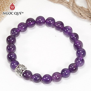 Vòng Tay Đá Thiên Nhiên Phối Charm Bạc Size Hạt 8mm - Ngọc Quý Gemstones