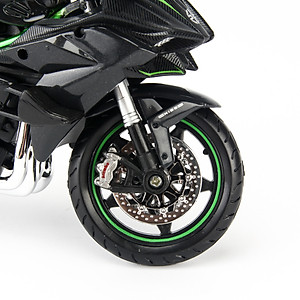 Mô Hình Xe Kawasaki Ninja H2R Black 1:12 Maisto MH-31101-14