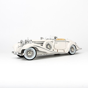 Mô Hình Xe Mercedes-Benz 500K TYP Special Roadster White 1:18 Maisto- MH 36055