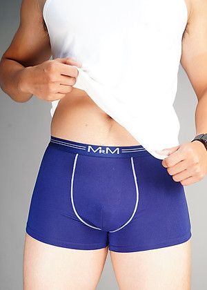 Combo 3 quần lót nam Boxer sợi tre tự nhiên mềm mịn thoáng mát co giãn 4 chiều MRM Manlywear Tặng đôi tất nam Cao Cấp -Màu Ngẫu Nhiên