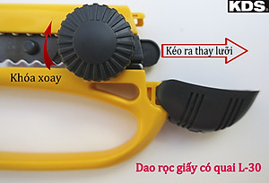 DAO RỌC GIẤY CÓ QUAI KDS L-30
