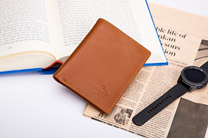 Ví nam da bò Lata ( Thời trang nam - Ví da thật LVN59 )