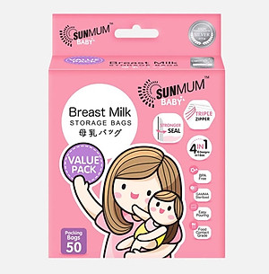 Túi Trữ Sữa SUNMUM 250ml - Hộp 50 Túi