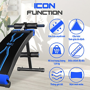 Ghế Tập Bụng Cong Muse BG SU-160A (hàng nhập khẩu)