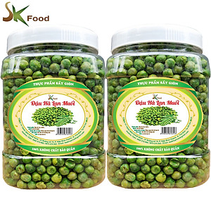 1Kg Đậu Hà Lan Sấy Muối Giòn Ngon Thương Hiệu SK FOOD