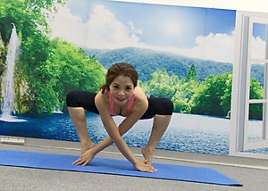 Thảm Tập Yoga, Gym Amalife 2 Lớp + Túi Đựng Thảm Tập Yoga Dây Buộc Thảm Tập Yoga (Giao Màu Ngẫu Nhiên)