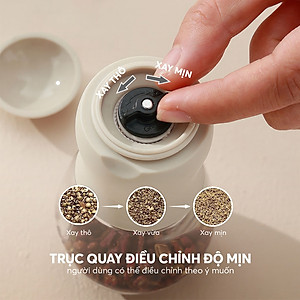 Lọ xay tiêu Elmich EL 8420W - Hàng Chính Hãng