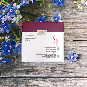 Dầu ủ tóc giữ màu nhuộm Wella SP System Professional Color Save Mask 400ml