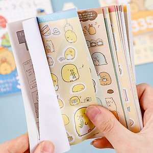 Sổ Tay Sticker Nhãn Dán Trang Trí Nhật Ký Kế Hoạch Kawaii Nhật Bản