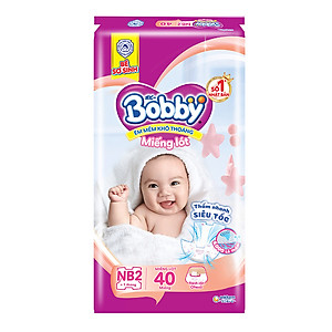 Miếng Lót Sơ Sinh Bobby Fresh Newborn 2 - 40 (40 Miếng)