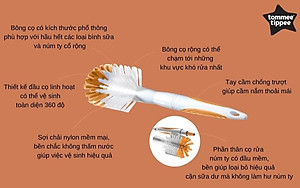 Cọ rửa bình sữa và núm ty Tommee Tippee Closer to Nature