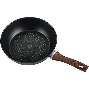 Chảo Sâu Lòng NAG2653 Đáy Từ 5 Lớp Chống Dính Vung Kính Siêu Bền Nagakawa (26cm) - Dùng Trên Mọi Loại Bếp - Hàng Chính Hãng