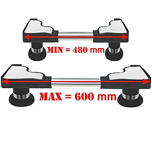 Chân Đỡ Máy Giặt Tủ Lạnh Cảnh Phong CD4860N ( Chân Inox 48-60cm)