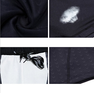 Quần Bơi Nam Thiết Kế Vảy Cá Mập Yesure Chống Thấm Nước , Nhanh Khô  Tặng Kèm Nón Bơi và Bịt Tai Silicon Cao Cấp