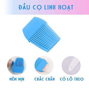 5 Cọ Chổi Quét Silicone Làm Bếp Nướng Bánh Phết Thịt Nướng BBQ Gia Vị Đắp Mặt Nạ