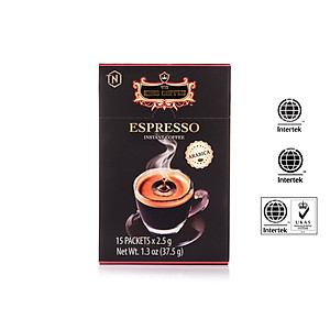 Cà Phê Đen Hòa Tan Espresso KING COFFEE - Hộp 15 gói x 2.5g