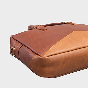 Cặp Công Sở Lata ( Thời trang nam basic đựng laptop 15 inch - Cặp da CA16 )