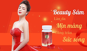 Viên uống Đẹp Da (BeautySAM) - Da sáng bóng, nhẵn mịn, hồng hào từ bên trong một cách tự nhiên, nâng cao thể trạng, thải độc và thanh lọc cơ thể, Cải thiện nội tiết tố nữ