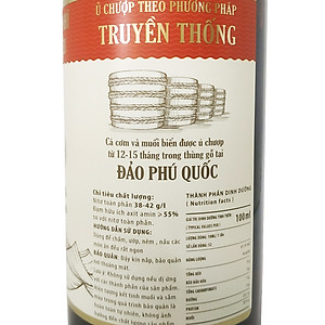 Nước mắm Phú Quốc Thanh Hà 40N - 520ml