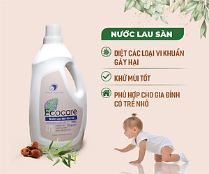 Nước lau sàn Hữu cơ đuổi muỗi tinh dầu thiên nhiên thương hiệu Ecocare