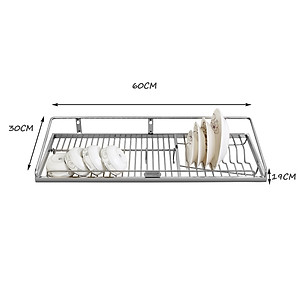 Kệ sóng chén 1 tầng bắt vít inox 304 TOVASHU nhiều kích cỡ 304-X1