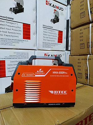 MÁY HÀN QUE BTEC MMA 200F-PRO (CHUYÊN HÀN QUE 3.2, CÓ ĐỒNG HỒ)- HÀNG CHÍNH HÃNG