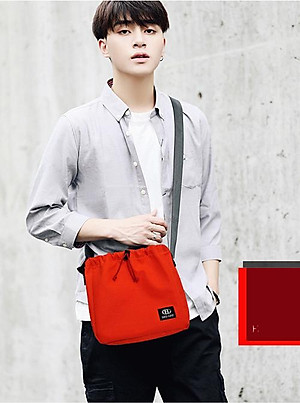 Túi đeo chéo nữ nam unisex chống thấm nước dạng rút Hàn quốc BEE GEE 091 du lịch thời trang