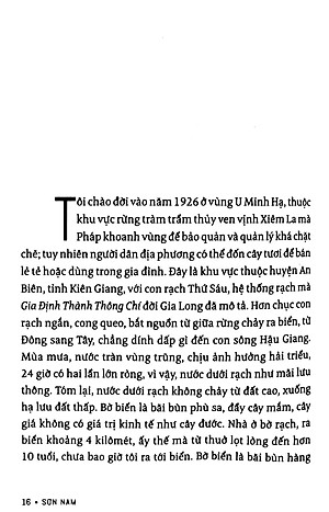 Sách Hồi Ký. Từ U Minh Đến Cần Thơ…