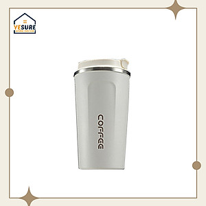 Bình Nước Giữ Nhiệt Trà Coffe Cao Cấp , Chất Liệu Inox 304 , Kiểu Dáng Hiện Đại - YESURE ( 380ml )