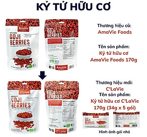 Hạt kỷ tử hữu cơ 170gr - AmaVie Foods