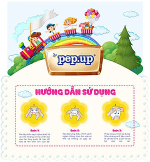 Combo 2 gói Tã/Bỉm Quần Em Bé Pep.up Extra Dry Siêu Mềm Mại, Siêu Khô Thoáng, Kháng Khuẩn Size XXL (16 Miếng/Gói)