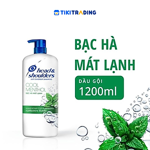 Dầu Gội Head&Shoulders Bạc Hà Mát Lạnh Chai 1200ml