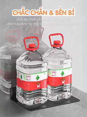 Kệ treo kim loại Dola Home để máy chiếu, camera, bộ phát WiFi, loa, bàn phím không cần khoan đục có lỗ đi dây điện.