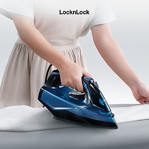 Bàn ủi hơi nước LocknLock ENI362BLU - Hàng chính hãng, tăng cường hơi nước, tự làm sạch, chống nhỏ giọt - JoyMall