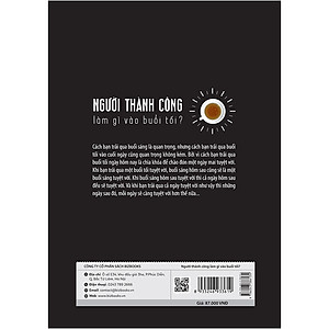 Sách Người Thành Công Làm Gì Vào Buổi Tối?