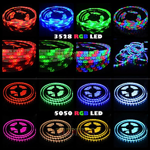 Combo 10M Dây Đèn LED Trang Trí RGB Kèm Nguồn và Remote