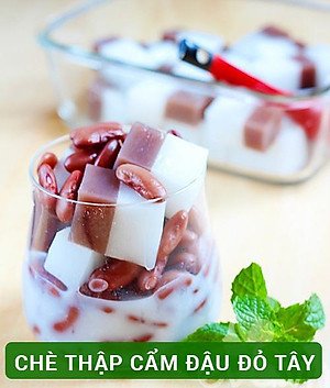 COMBO06: 1 túi Đậu Lăng đỏ - 1 Túi Đậu cúc và 1 Túi Đậu đỏ tây, Mỗi túi 250g