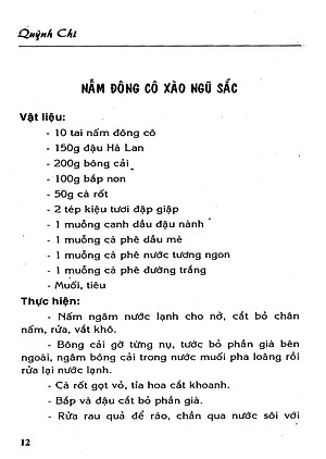 Sách Các Món Ăn Chay