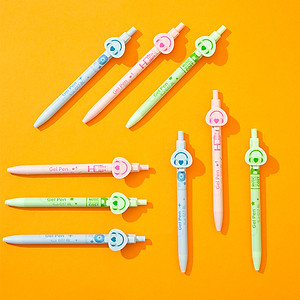 [Sơn Tùng M-TP Collection] Bút Bi Nước Mực Gel Bấm Ngòi 0.5 Nhanh Khô Siêu Mướt Nhiều Mực BST Limited Deli - Viết Bi Học Sinh Văn Phòng - EG17-BL