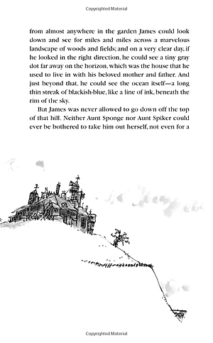 Sách James and the Giant Peach (Roald Dahl, Illustrated by Quentin Blake)