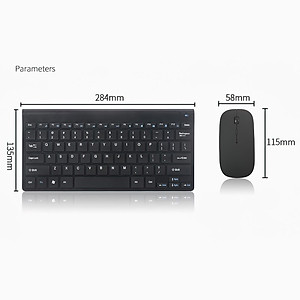 Bộ Bàn Phím Chuột không dây W28 nhỏ gọn - cho máy tính , Laptop , điện thoại , máy tính bảng hàng nhập khẩu