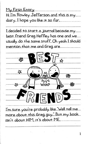Diary Of An Awesome Friendly Kid: Rowley Jefferson's Journal (Diary Of A Wimpy Kid)