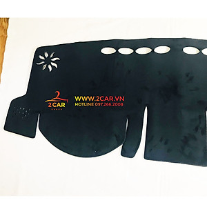 Thảm taplo xe Toyota Corolla Cross 2020 2021 2022 2023 loại nhung cao cấp 3 lớp chống trượt, dày dặn, chống nắng nóng